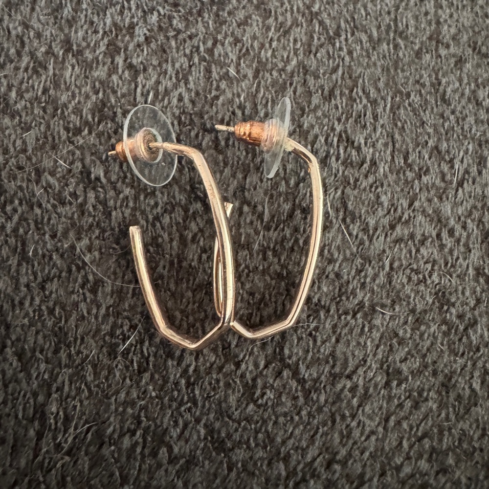 Kendra Scott Rose Gold Hoop Earrings